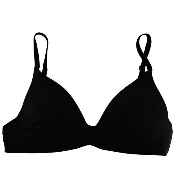Victoria's Secret T-Shirt Bra Lightly Lined Wireless Adjustable Strap Black 32A - Picture 2 of 6